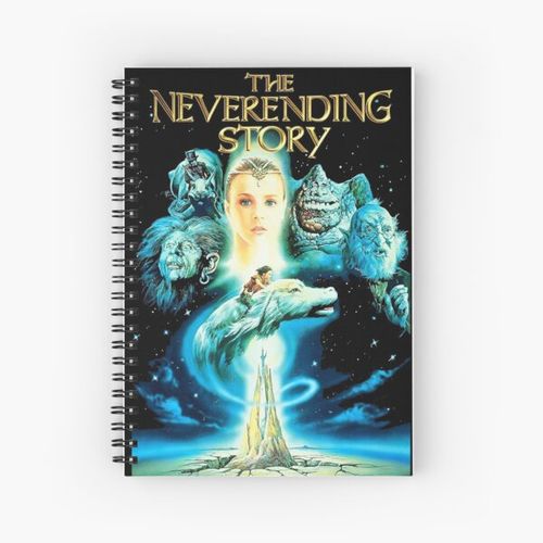 The Neverending Story 1984 - Poster Artwork Spiral Notebook Bloc note