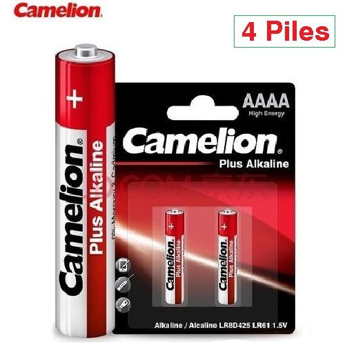 Plus Alkaline 4 Piles Alcalines AAAA , Réf similaire LR8, LR61 LR8D425, 4 Pièces