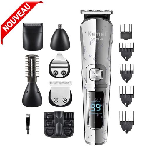 Tondeuses kit hommes de rasage multifonctions 6 dans 1 étanche électrique