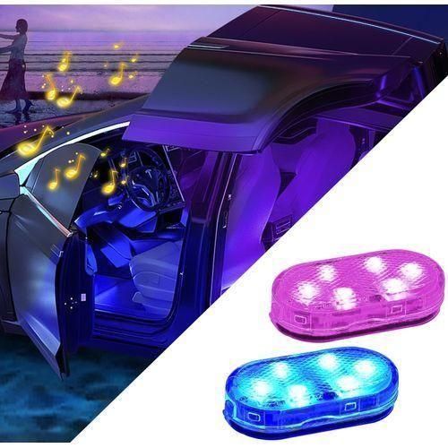 Lumières tactiles à LED pour voiture, éclairage intérieur sans fil, lampes de lecture de plafond pour porte, coffre de pied, boîte de rangement, chargement USB
