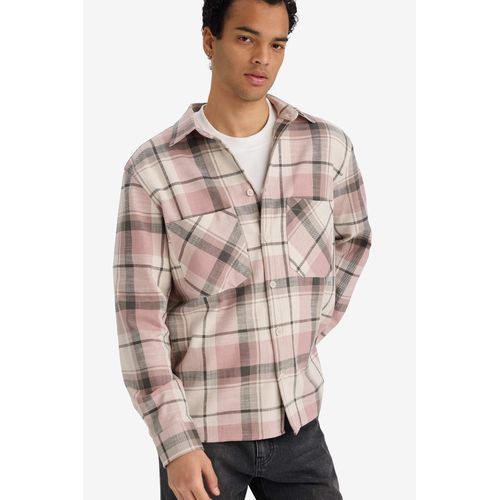 Chemise en flanelle à carreaux Coupe régulière