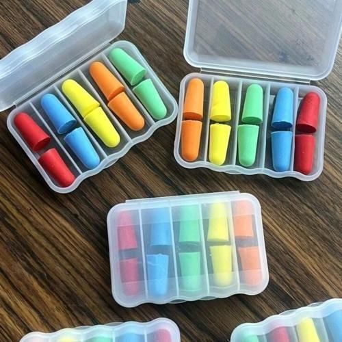 5 Paires De Bouchons D'oreilles en mousse