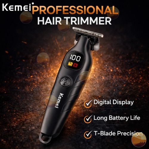 KM-1681 Slim Professional Hair Clipper - Tondeuse à Cheveux Professionnelle Ultra-Fine 7000 RPM - Recharge USB-C