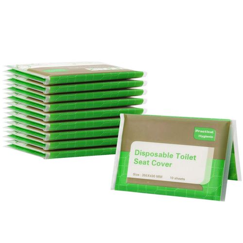 أغطية مقاعد المرحاض ورقة المتاح