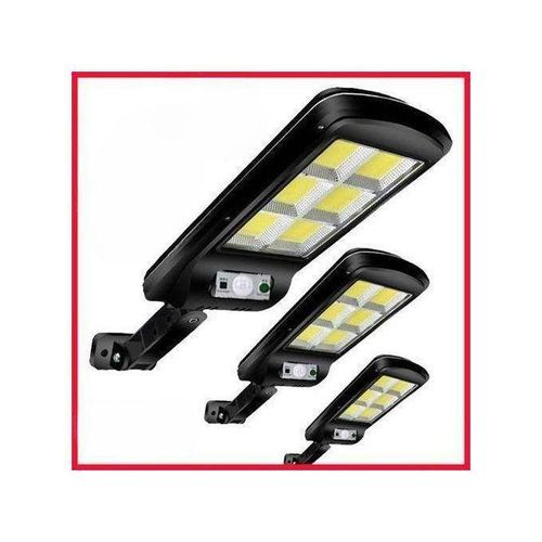 (pack 3) Lampe Solaire Extérieur 120w + Télécommande et Détecteur de Mouvement