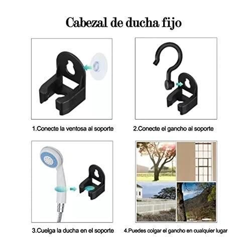 Douche rechargeable avec bouton arrêt rapide