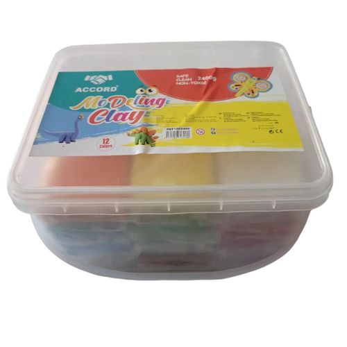 PATE A MODELER 12 COULEUR EN PRESENTOIR