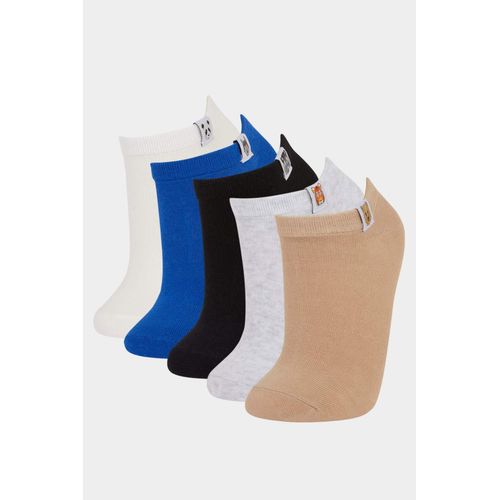 Lot de 5 paires de Chaussettes courtes en coton pour garçon