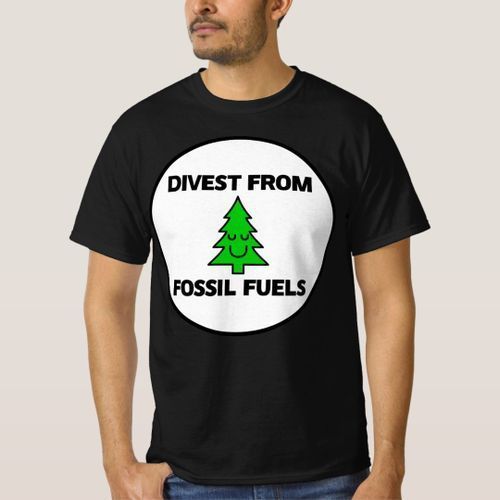 T-shirt Divulguer à partir de combustibles fossiles éner