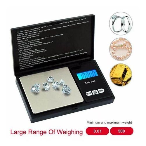 Mini Balance de Poche - Précision 0.01g - Pour Safran
