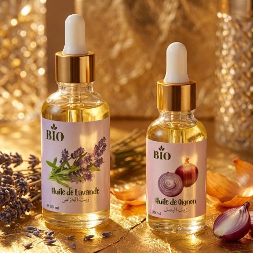 Pack x2 Huile de lavande 50 ml et Huile de oignon 30 ml organic éclat