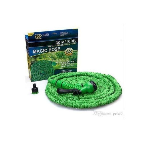 Tuyau dArrosage Extensible Magic Hose 30 mètres avec Pistolet Multifonctions