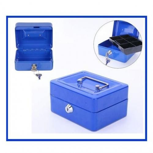 Caisse à monnaie métallique