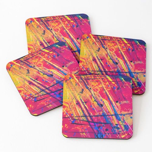 4 Dessous de Verre Chanteur avec chanson lyrique sous tasse unique