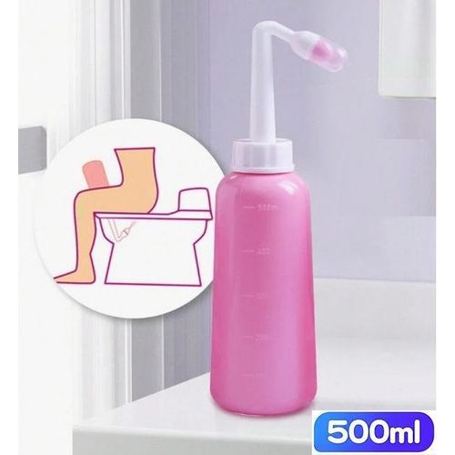 Bidet Portable 500 ml – Laveuse Intime pour Rinçage Externe, Bouteille de Toilette de Voyage
