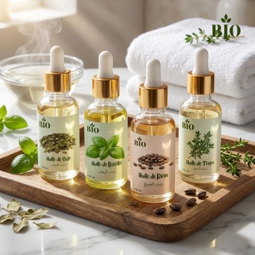 A-Soin Cheveux 30 ml , Pack de huile végétale Organic pour routine beauté au Maroc