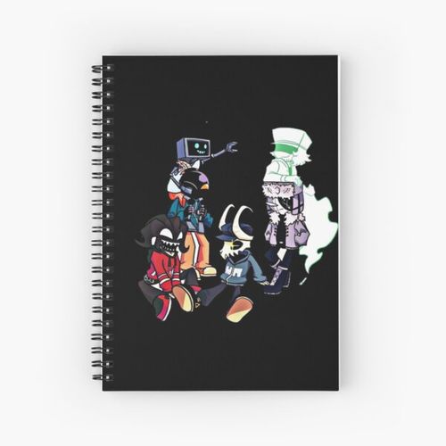 Friday Night Funkin the best characters amazing fnf mods music Spiral Notebook Bloc note