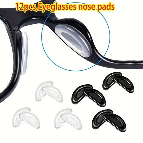 Lot De 12 Coussinets De Nez Souples Antidérapants Pour Lunettes