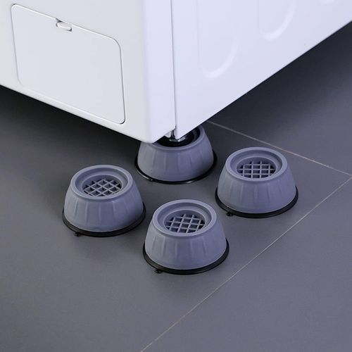 Support Anti-Vibration pour Machine à Laver 4 Pièces Antidérapant et Réducteur de Bruit Multi-Couleur