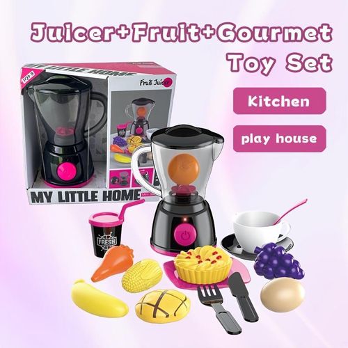 Mixeur Électrique Jouet avec Fruits et Accessoires – My Little Home