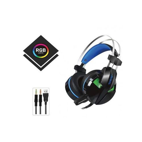 سماعة رأس RGB Gamer، ميكروفون، سماعة ألعاب مضادة للضوضاء GH-198- هاتف PS4 PC XBOX