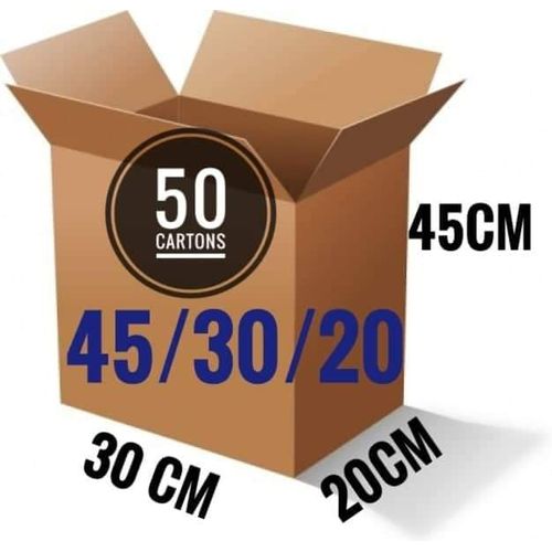 50 carton jumia taille 45cm/30cm/20cm pour protéger vos produit