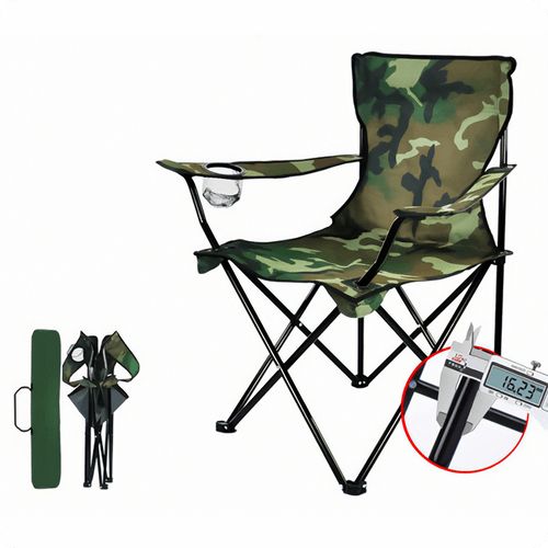 كرسي تخييم عسكري، كرسي بذراعين قابل للطي + حقيبة