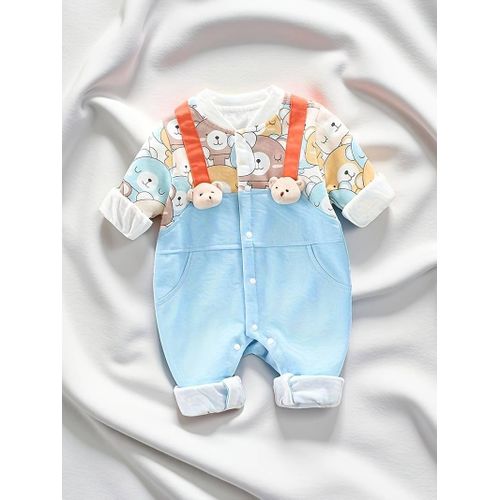 Grenouillère pour Bébé – Motif Petit Ours
