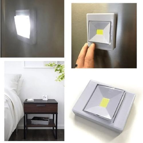 Lampe LED Murale Sans Fil, Veilleuse Autocollante pour Placard et Éclairage d'Intérieur