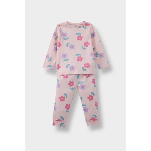 بيجامة فلورال من قطعتين