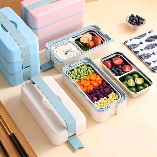 Boîte à bento portable et empilable