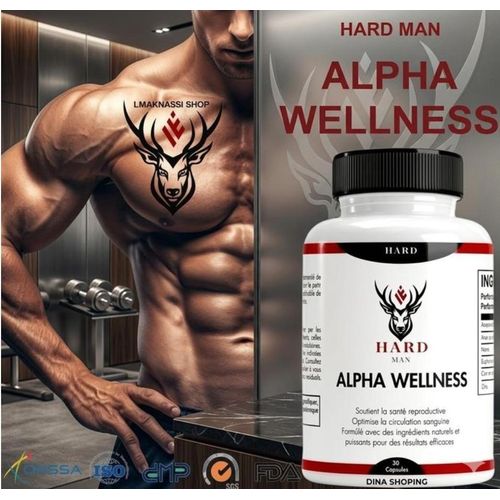 booster de testérone pour homme, Alpha wellness ,500mg, 30 Capsule