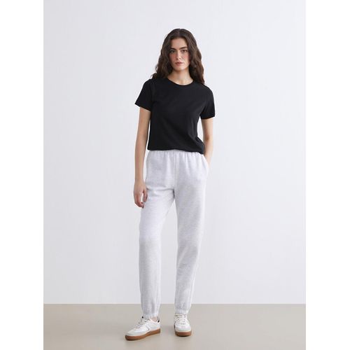 Pantalon de survêtement épais jogger à taille élastique pour femme