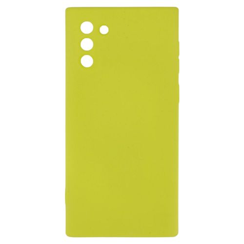 Pochette silicone pour Samsung Note 10 Jaune