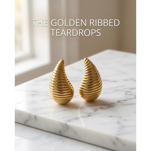 oucles d'Oreilles Goutte Plaqué Or Gold – Élégance Intemporelle pour Femme