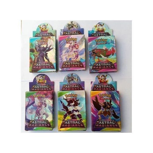 Pokemon Brilliant Stars Carte Pokémon Booster Packs x6 - Nouvelle Carte Vstar et Vmax