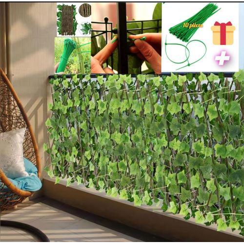 Clôture en bois réglable 3m/90cm jusqu'à 2m/55cm