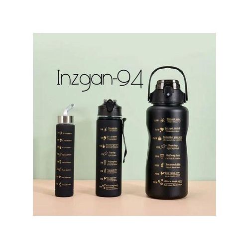 Ensemble de bouteilles deau de grande capacit 3 pices 300ml 900ml 2000ml