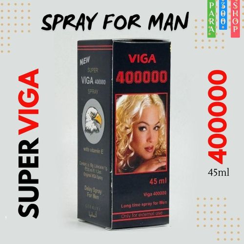 SUPER VlGA 400000 Spray prolongateur pour hommes, pour prolonger les rapports sexuels, longue durée, pour érection, éjaculation précoce masculine, dettes sexuelles