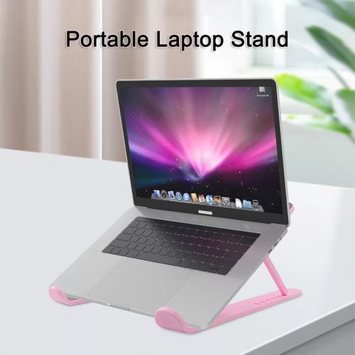 ارتفاع وعمق قابل للتعديل وقابل للطي حامل كمبيوتر محمول للكمبيوتر والمكتب