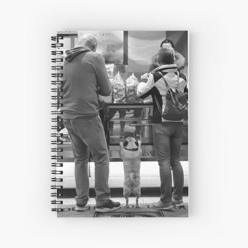 France: At the Boucherie in Nice Spiral Notebook Bloc note