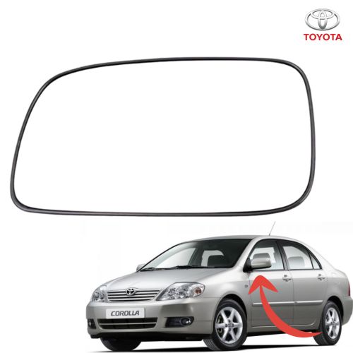 Verre Rétroviseur Gauche pour Toyota Corolla (E12)