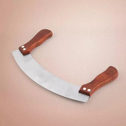 Couteau à bascule pour pizza, en acier inoxydable durable