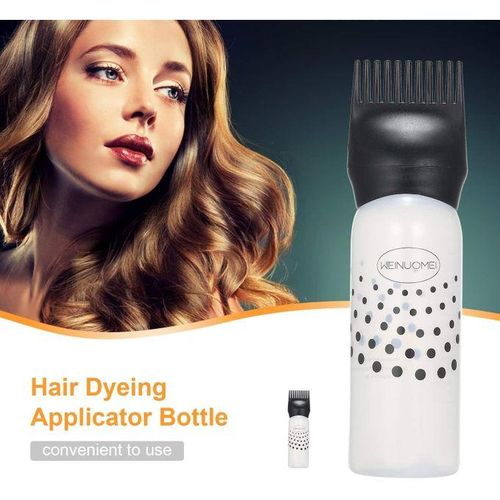 Bouteille d'applicateur de colorant avec peigne, Flacon d'huile capillaire