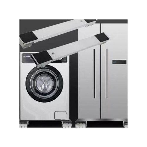 Support roulant extensible pour machine à laver, réfrigérateur, frigo