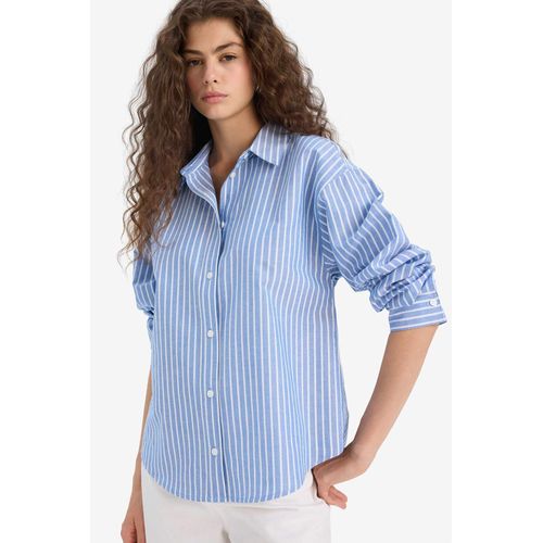 Chemise oversize en oxford à manches longues