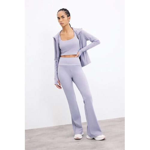 Pantalon de sport en tissu extensible Airtech taille haute Coupe évasée