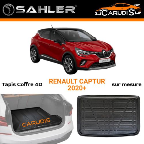 Tapis de coffre 4D Renault Captur II sur mesure imperméable antidérapant et sans odeur
