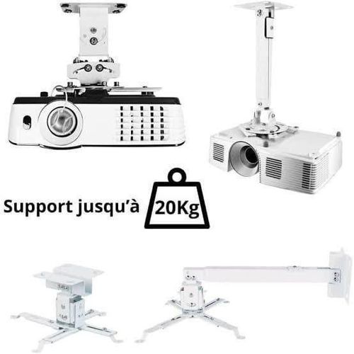 Support Universel Vidéoprojecteur Réglable : Installation Discrète, Stabilité Assurée