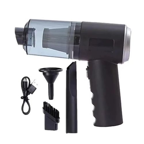 Aspirateur 3-en-1 Portable, Mini Aspirateur Sans Fil avec Aspiration et Soufflage, Rechargeable USB, Nettoyeur pour Voiture et Maison